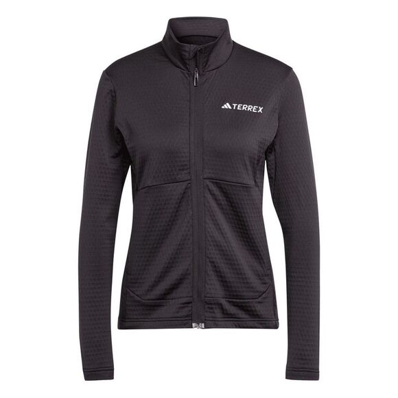 Adidas Womens/Ladies Terrex Multi Lightweight Full Zip Fleece Jacket / Black